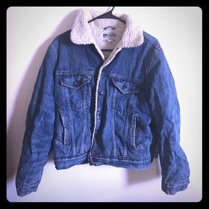 American eagle winter Sherpa lined coat